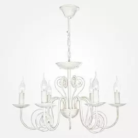 Подвесная люстра Eurosvet 60018/6 белый с золотом