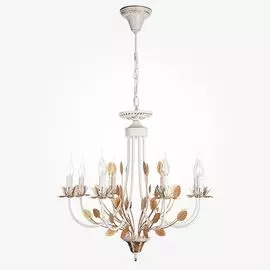 Подвесная люстра Eurosvet 60023/8 белый с золотом