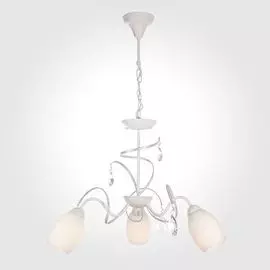 Подвесная люстра Eurosvet 60033/3 белый с серебром