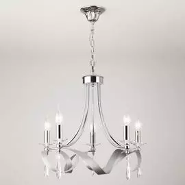 Подвесная люстра Eurosvet Adelia 60064/5 хром