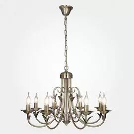 Подвесная люстра Eurosvet Афина 60050/8 античная бронза