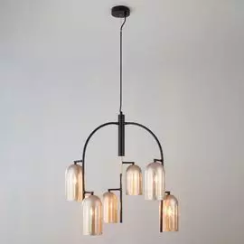 Подвесная люстра Eurosvet Armony 70054/6 перламутровое золото