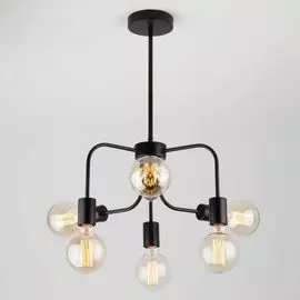 Подвесная люстра Eurosvet Avion 70058/6 черный