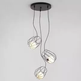 Подвесная люстра Eurosvet Basket 50138/3 черный