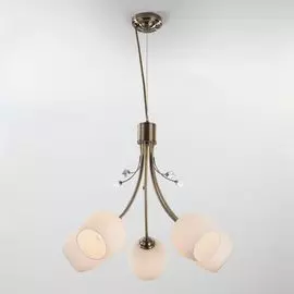 Подвесная люстра Eurosvet Carol 30123/5 античная бронза