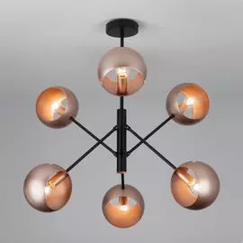 Подвесная люстра Eurosvet Corte 70057/6 перламутровое золото