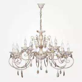 Подвесная люстра Eurosvet Джованни 10009/12 белый с золотом