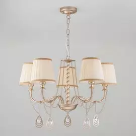 Подвесная люстра Eurosvet Enzo 60068/5 перламутровое золото