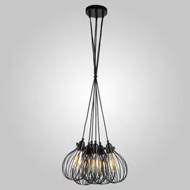 Подвесная люстра Eurosvet Moll 50059/6 черный