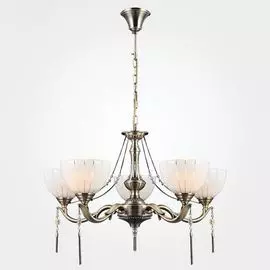 Подвесная люстра Eurosvet Ницца 60038/5 античная бронза