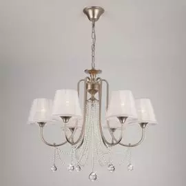 Подвесная люстра Eurosvet Serenata 10088/6 перламутровое золото Strotskis