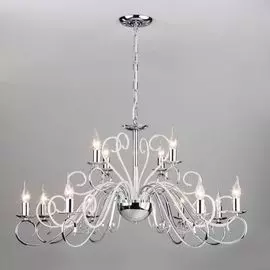 Подвесная люстра Eurosvet Silva 60090/12 хром