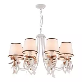 Подвесная люстра Eurosvet Terry 60066/8 белый/коричневый