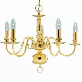 Подвесная люстра Flemish A1019LM-5PB Arte Lamp