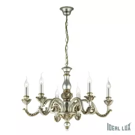 Подвесная люстра Giglio GIGLIO SP6 ARGENTO Ideal Lux