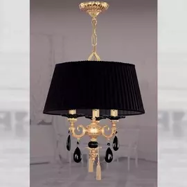 Подвесная люстра Hera 372E 03 AQ BLACK Riperlamp