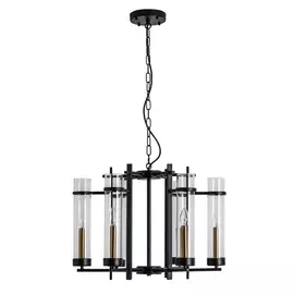 Подвесная люстра Hugo A1688LM-6BK Arte Lamp