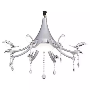 Подвесная люстра IDLamp Uccelli 385/8-LEDSilver