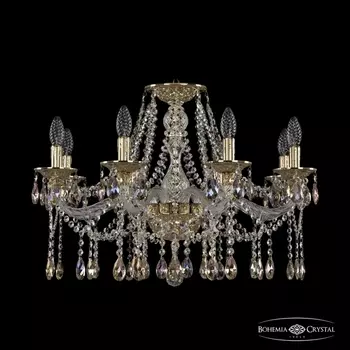 Подвесная люстра Ivele Crystal 16113/8/240 G K801 Bohemia