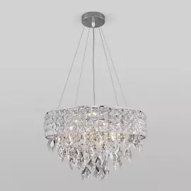 Подвесная люстра Kira 10115/5 хром/прозрачный хрусталь Strotskis Eurosvet