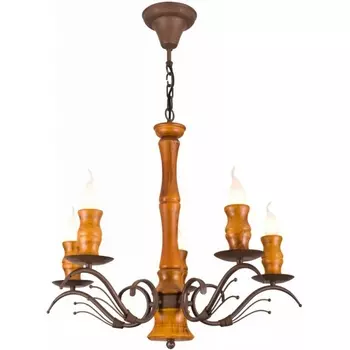 Подвесная люстра Legno A6742LM-5BR Arte Lamp