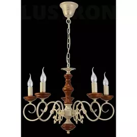 Подвесная люстра Luxury Wood LUXURY WOOD 11357/5C WHITE OAK,WALN Natali Kovaltseva