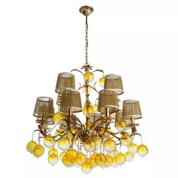 Подвесная люстра Monarch A1199LM-8-4GO Arte Lamp