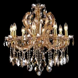 Подвесная люстра Napoli Napoli 10654/8C GOLD, BRANDY Natali Kovaltseva