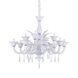 Подвесная люстра Renoir RENOIR SP12 BIANCO Ideal Lux