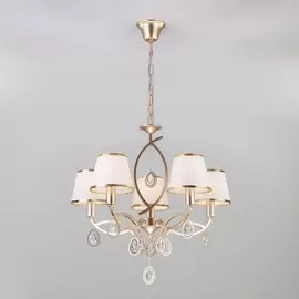 Подвесная люстра Salita 60091/5 перламутровое золото Eurosvet
