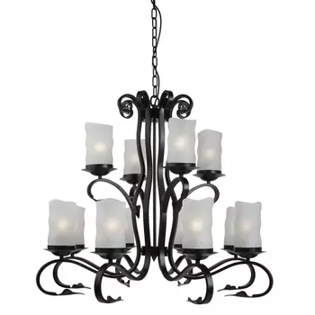 Подвесная люстра Scroll A7915LM-8-4BK Arte Lamp