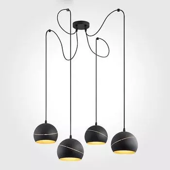 Подвесная люстра TK Lighting 2221 Yoda Black Orbit