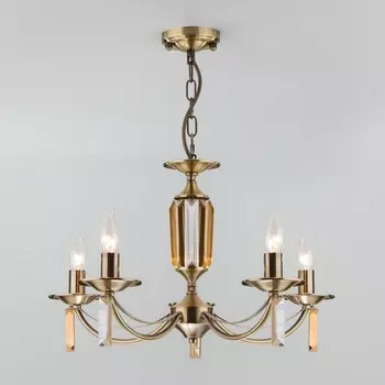 Подвесная люстра Volare 60087/5 античная бронза Eurosvet