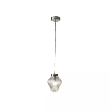 Подвесной светильник 6140 6143/S nickel/clear Newport