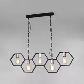 Подвесной светильник Arnia 70117/5 черный Eurosvet