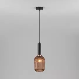 Подвесной светильник Bravo 50181/1 янтарь Eurosvet