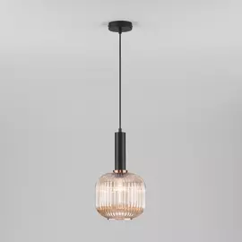 Подвесной светильник Bravo 50182/1 янтарь Eurosvet