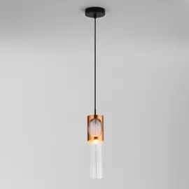 Подвесной светильник Clip 50087/1 черный/бронза Eurosvet