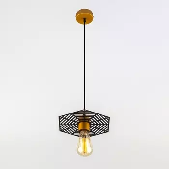 Подвесной светильник Creto 50167/1 бронза/черный Eurosvet