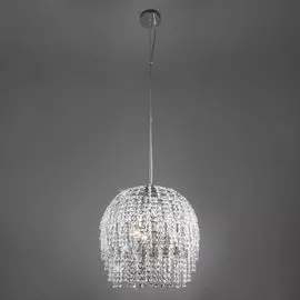 Подвесной светильник Eurosvet Oliver 10091/3 хром/прозрачный хрусталь Strotskis