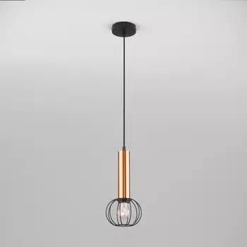 Подвесной светильник Parker 50178/1 черный/бронза Eurosvet