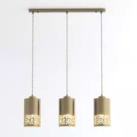 Подвесной светильник Tracery 50071/3 античная бронза Eurosvet