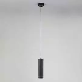 Подвесной светодиодный светильник Eurosvet Topper DLR023 12W 4200K черный