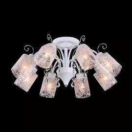 Потолочная люстра 10856 10856/8C WHITE GOLD Natali Kovaltseva