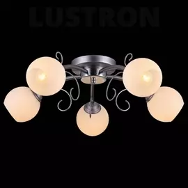 Потолочная люстра 11407 11407/5C CHROME, GREY Natali Kovaltseva