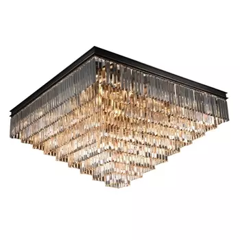 Потолочная люстра 31100 31133/PL black+gold Newport