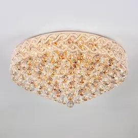 Потолочная люстра 3296 3296/16 золото / прозрачный хрусталь Strotskis Eurosvet