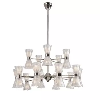 Потолочная люстра 3610 3610+5/C nickel Newport