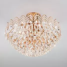 Потолочная люстра 3649 3649/6 золото / прозрачный хрусталь Eurosvet