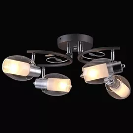 Потолочная люстра 75037-4C CHROME, GRAY Natali Kovaltseva